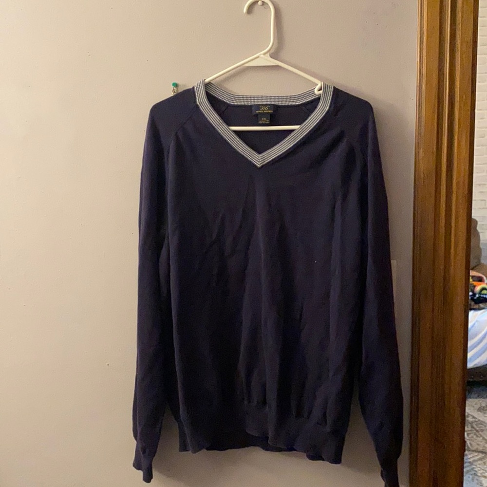 vintage navy blue sweater